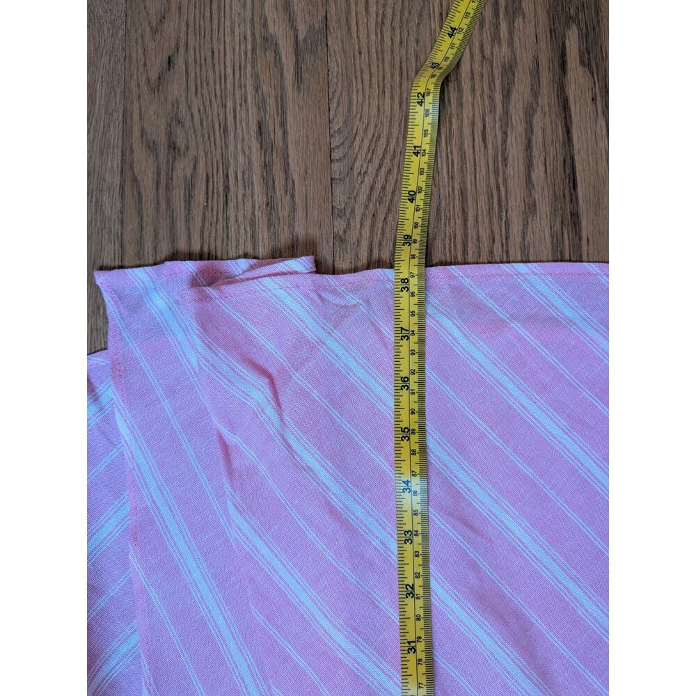 ZARA NWT Women's XL Skirt Maxi Asymmetrical Linen Pink - Picture 6 of 8